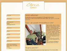 Tablet Screenshot of coiffeur-gianni.ch
